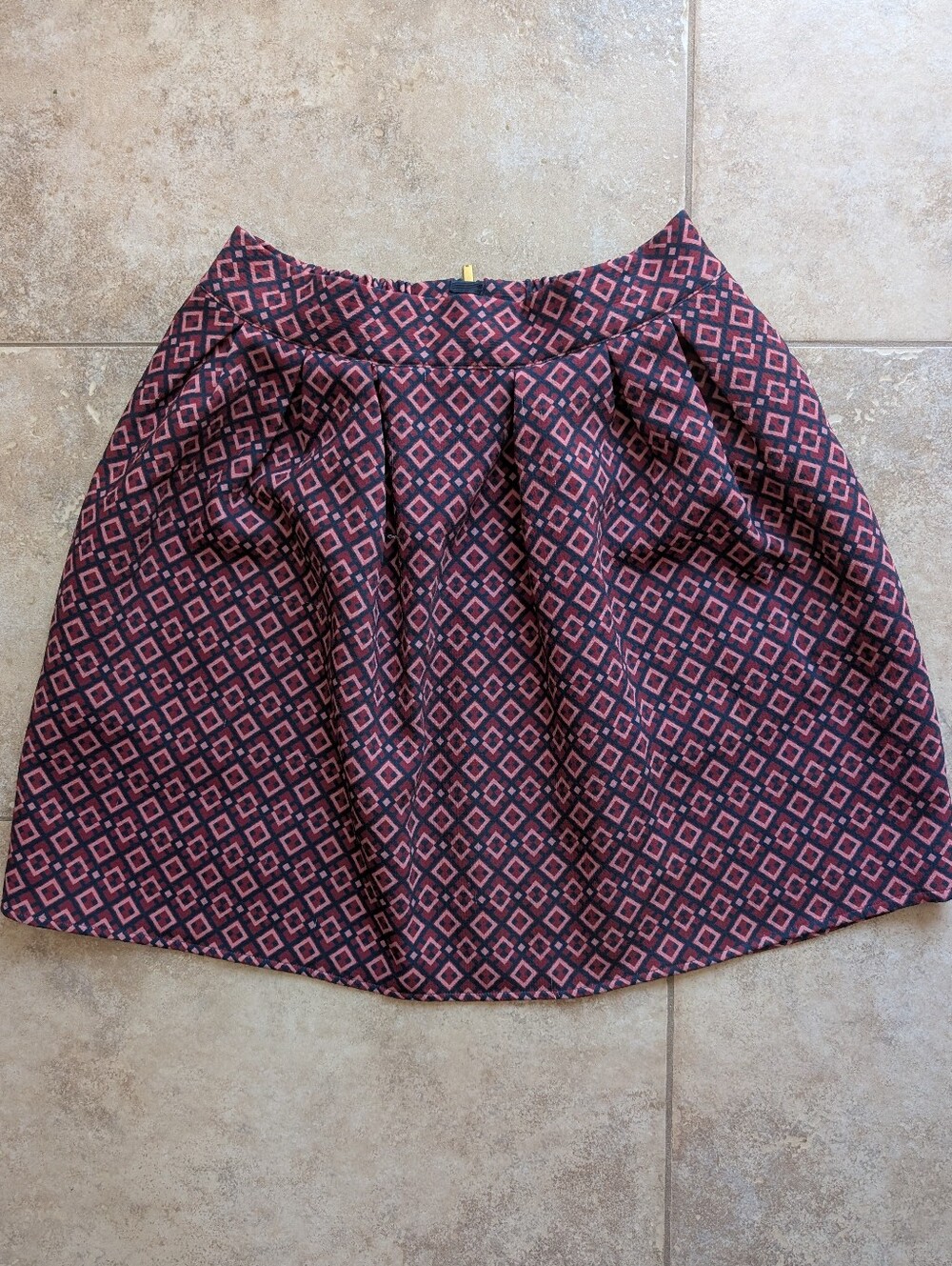 Twik Skirt With Geometric Print